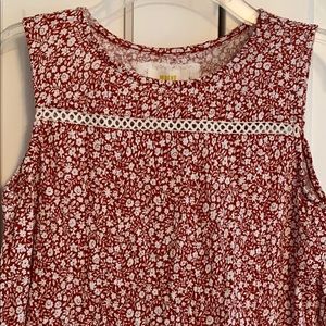 Anthropologie Quinn Lace Peplum Top